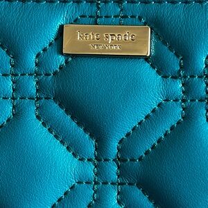 Kate Spade Blue Quilted Women's Wallet